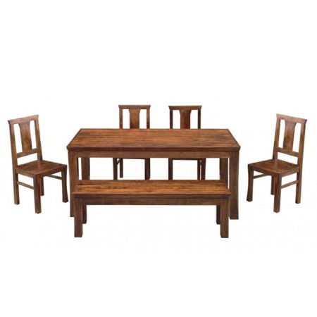 Dining room with bench and chairs 1158