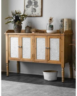 Sideboard with tall circle legs and doors 1163